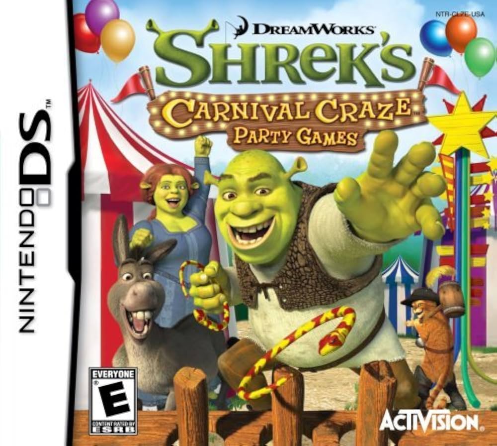 Shrek's Carnival Craze Party Games - Nintendo DS