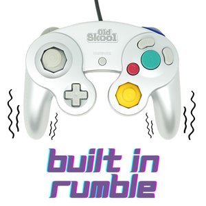 Wired Controller for Nintendo GameCube / Wii - Platinum / Silver
