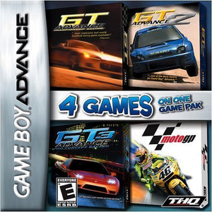 GT Racing 4 Pack - GT Advance Championship Racing 1, 2, 3, & Moto GP - Game Boy Advance