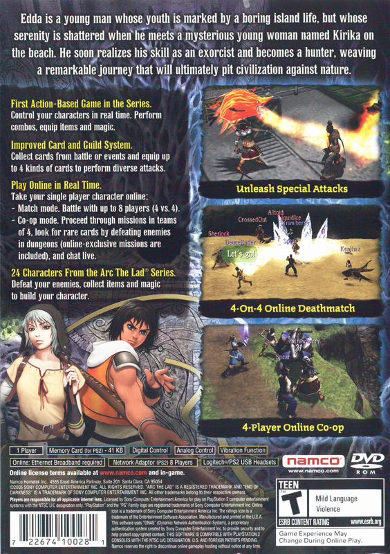 Arc the Lad: End of Darkness - PlayStation 2