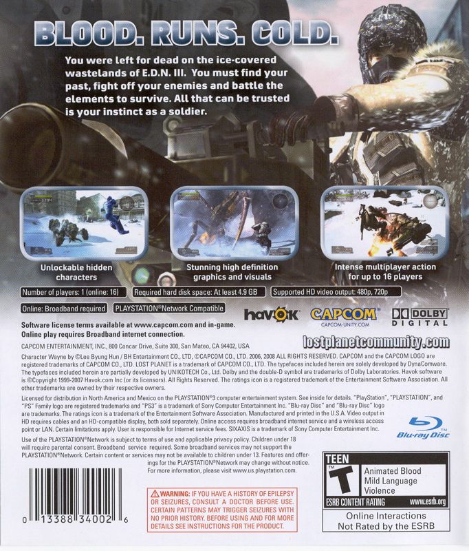 Lost Planet: Extreme Condition - PlayStation 3