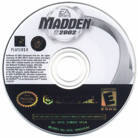 Madden NFL 2002 - GameCube