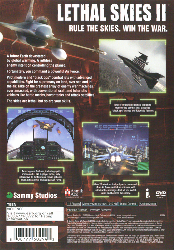 Lethal Skies II - PlayStation 2