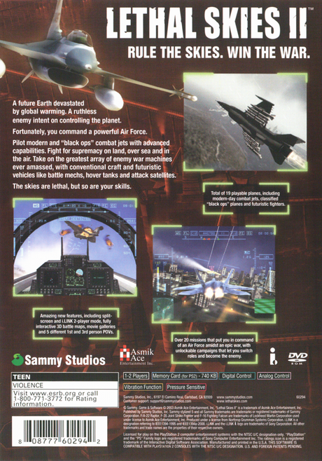 Lethal Skies II - PlayStation 2