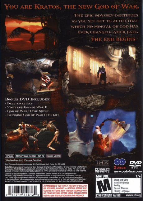 God of War II - PlayStation 2