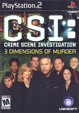 CSI: Crime Scene Investigation - 3 Dimensions of Murder - PlayStation 2