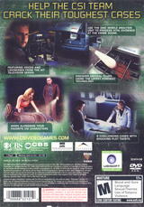 CSI: Crime Scene Investigation - 3 Dimensions of Murder - PlayStation 2