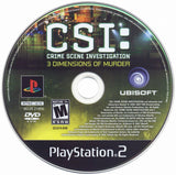 CSI: Crime Scene Investigation - 3 Dimensions of Murder - PlayStation 2