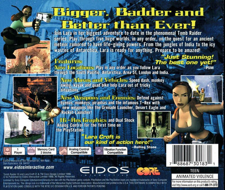 Tomb Raider III: Adventures of Lara Croft - PlayStation