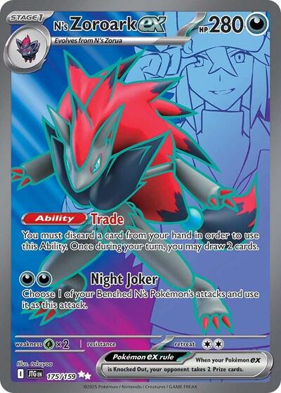 N's Zoroark ex - 175/159 (175/159) [SV09: Journey Together]