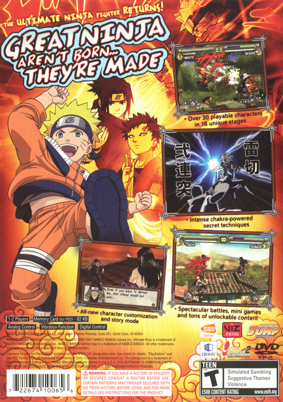 Naruto: Ultimate Ninja 2 - PlayStation 2