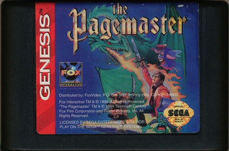 Pagemaster - SEGA Genesis