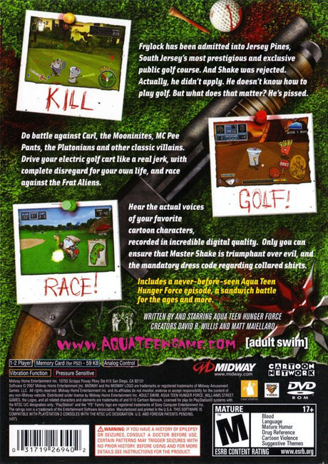 Aqua Teen Hunger Force: Zombie Ninja Pro-Am - PlayStation 2