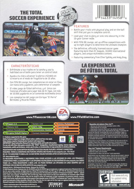 FIFA Soccer 06 - Xbox