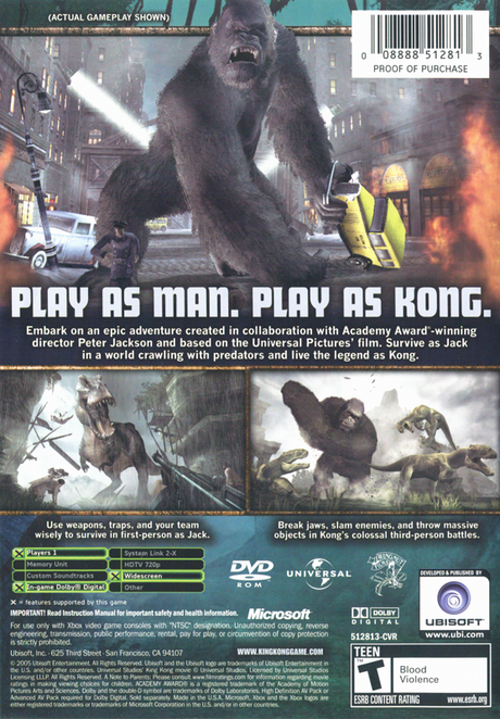 Peter Jackson's King Kong: The Official Game of the Movie - Xbox