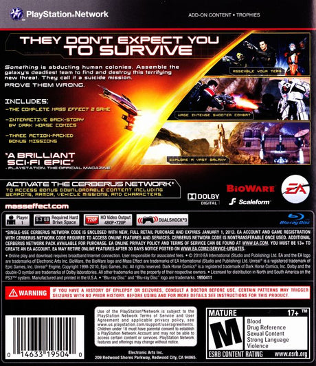 Mass Effect 2 - PlayStation 3