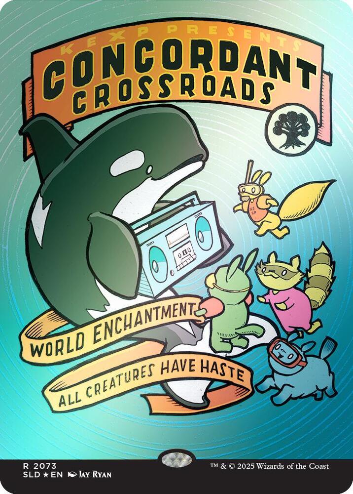 Concordant Crossroads (2073) (Rainbow Foil) (2073) [Secret Lair Drop Series]