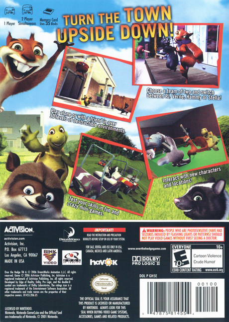 Over the Hedge - GameCube