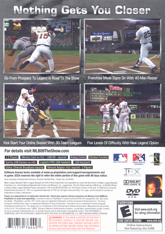MLB 09: The Show - PlayStation 2