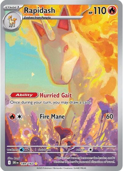 Rapidash - 189/182 (189/182) [SV10: Destined Rivals]