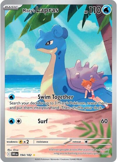 Misty's Lapras - 194/182 (194/182) [SV10: Destined Rivals]