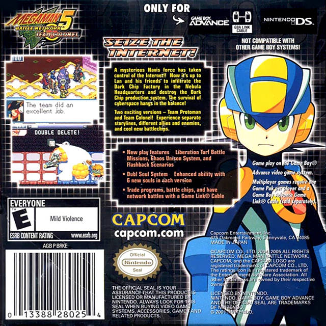 Mega Man Battle Network 5: Team Colonel - Game Boy Advance