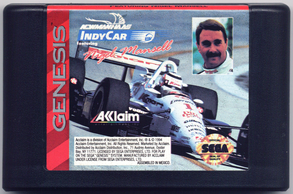 Newman/Haas IndyCar featuring Nigel Mansell - SEGA Genesis