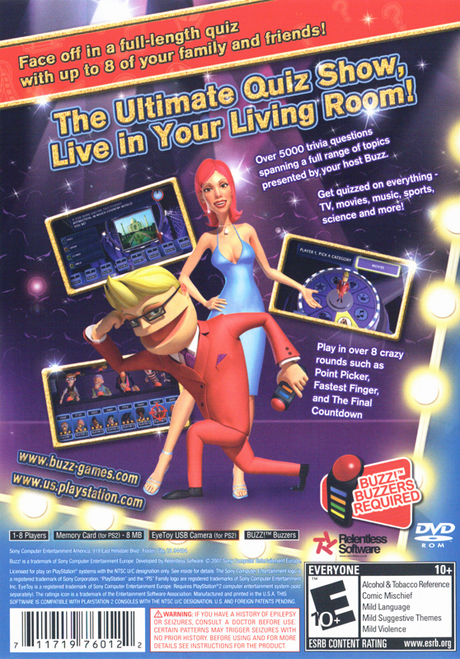 Buzz! The Mega Quiz - PlayStation 2