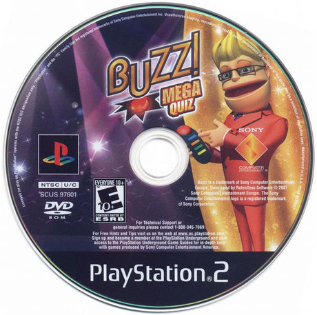 Buzz! The Mega Quiz - PlayStation 2