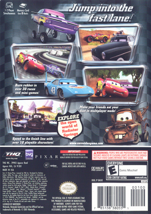 Disney•Pixar Cars - GameCube