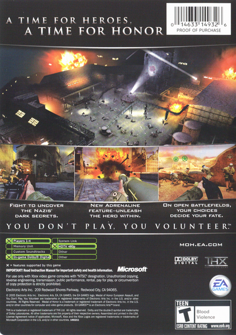 Medal of Honor: European Assault - Xbox