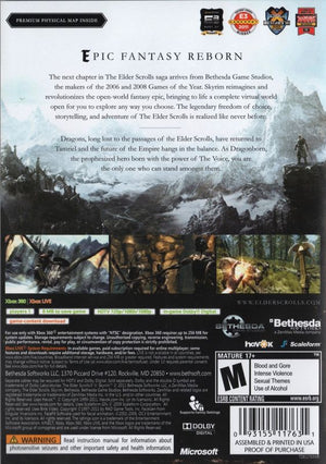 The Elder Scrolls V: Skyrim - Xbox 360