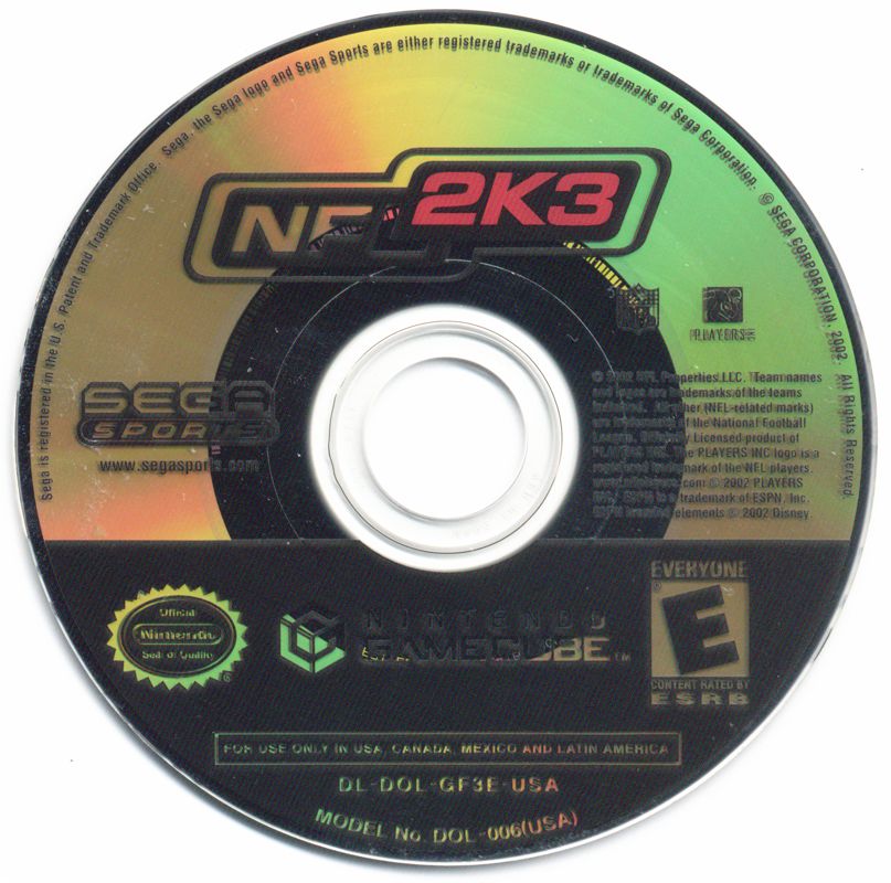 NFL 2K3 - GameCube