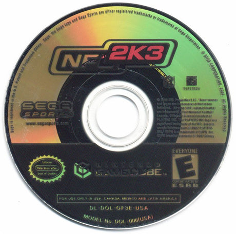 NFL 2K3 - GameCube