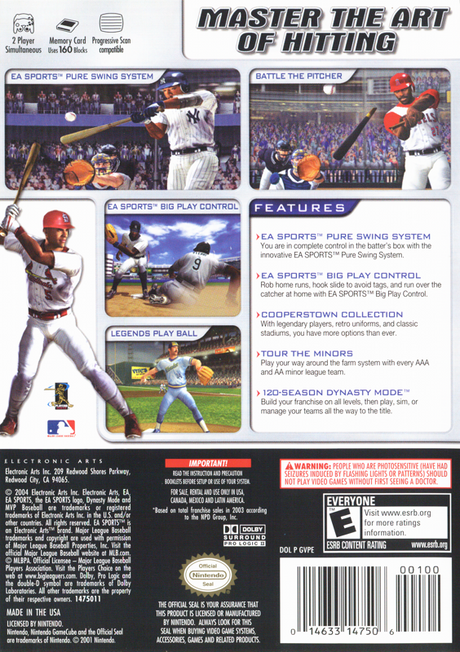 MVP Baseball 2004 - GameCube