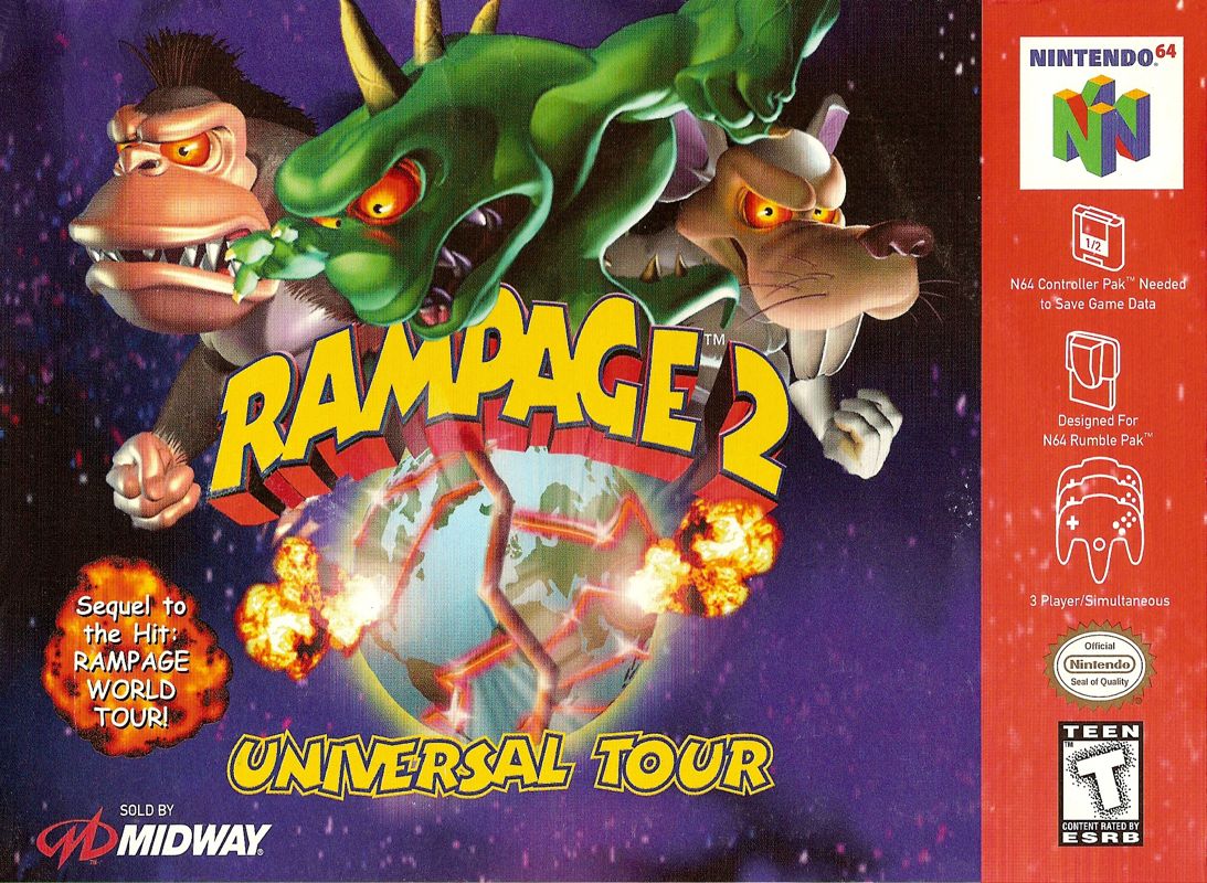 Rampage 2: Universal Tour - Nintendo 64