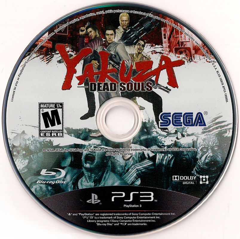 Yakuza: Dead Souls - PlayStation 3