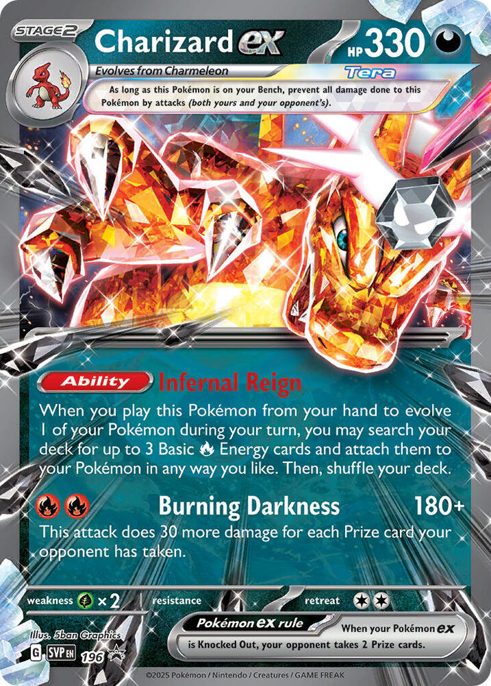 Charizard ex -196 (196) [SV: Scarlet & Violet Promo Cards]