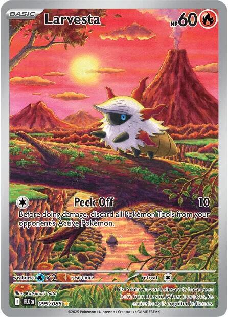Larvesta - 099/086 (099/086) [SV: Black Bolt]