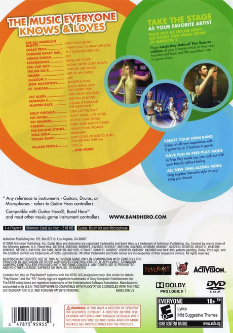 Band Hero - PlayStation 2