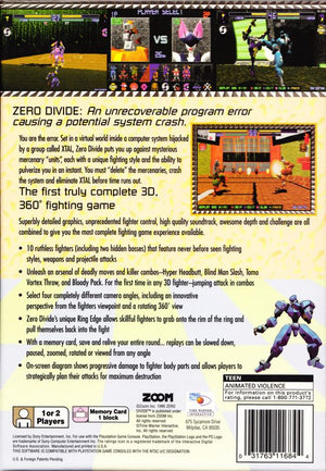 Zero Divide (Long Box) - PlayStation