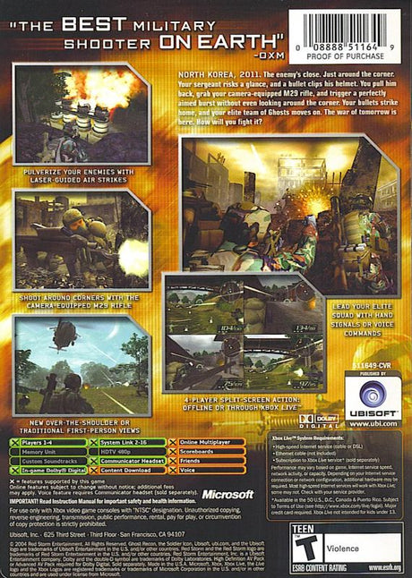 Tom Clancy's Ghost Recon 2: 2011 - Final Assault- Xbox