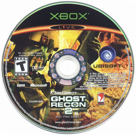 Tom Clancy's Ghost Recon 2: 2011 - Final Assault- Xbox