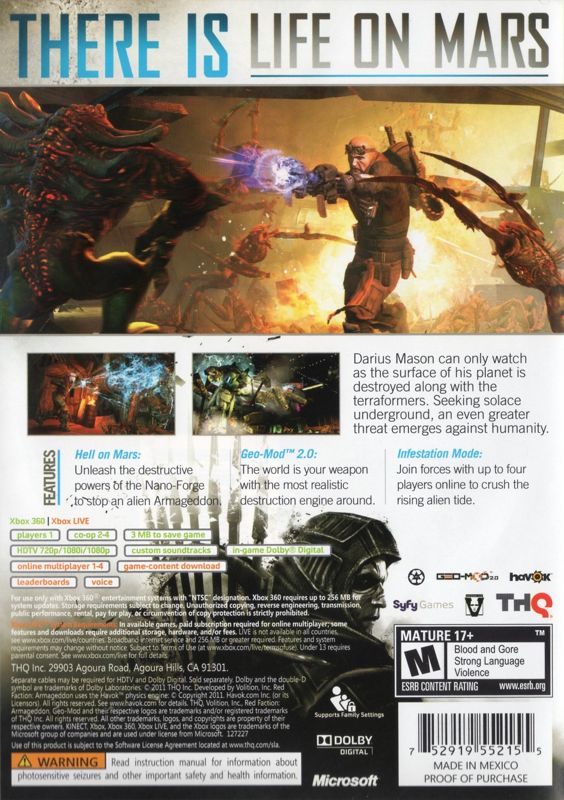 Red Faction: Armageddon - Xbox 360