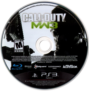 Call of Duty: Modern Warfare 3 MW3 - PlayStation 3