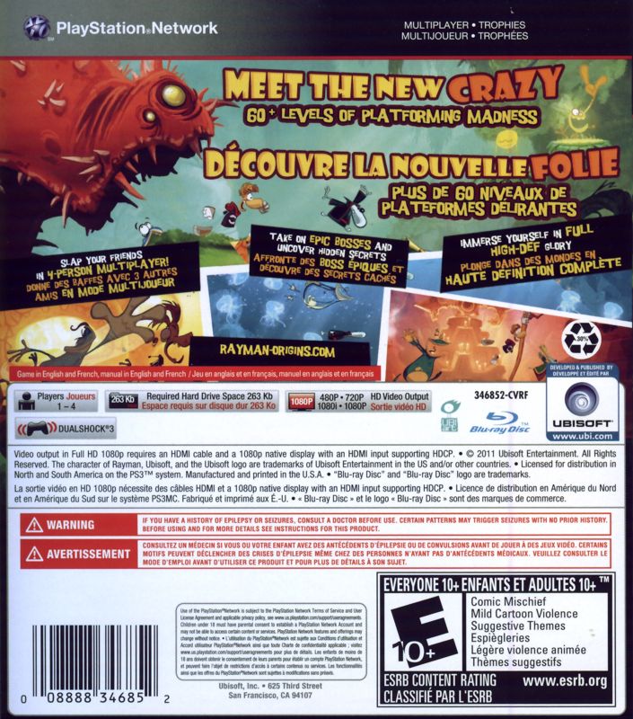 Rayman Origins - PlayStation 3