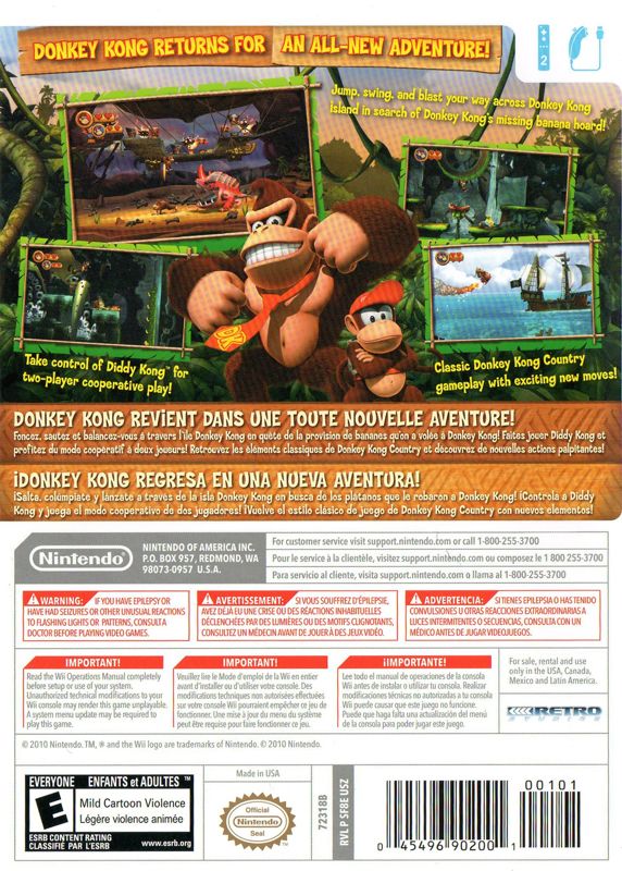 Donkey Kong Country Returns - Wii