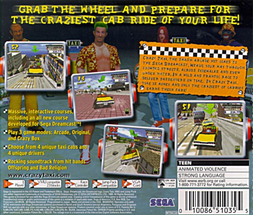 Crazy Taxi - SEGA Dreamcast