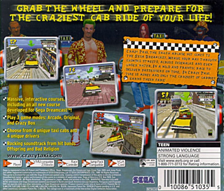 Crazy Taxi - SEGA Dreamcast
