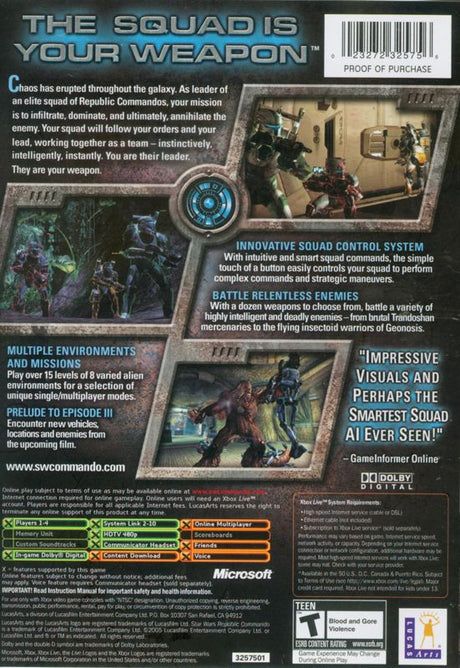 Star Wars: Republic Commando - Xbox